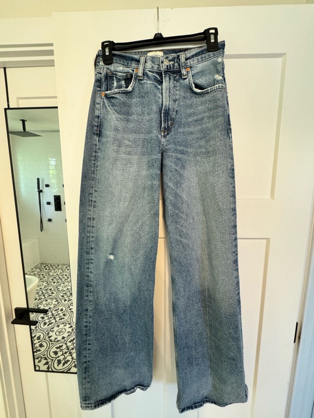 Citizens of Humanity Wide Leg Jeans - Size 24